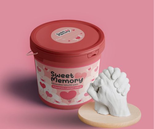 Sweet Memory Kézszoborkészítő szett - Páros emlék - Valentin-napi limitált