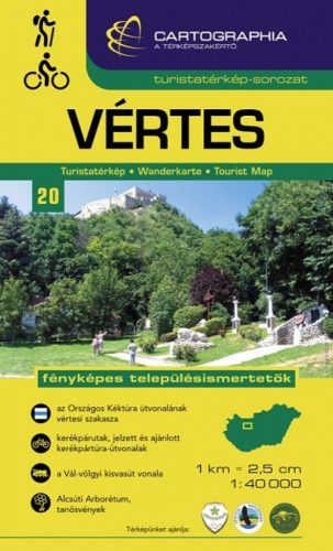 Vértes turistatérkép