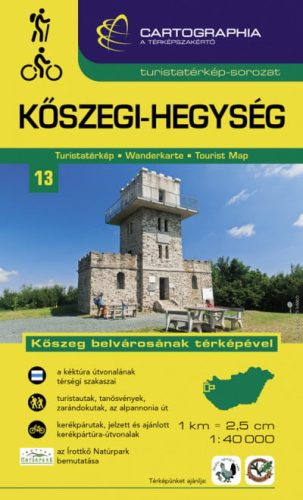 Kőszegi-hegység turistatérkép