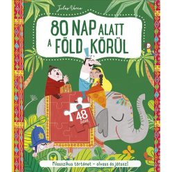 80 nap alatt a föld körül - könyv és kirakó