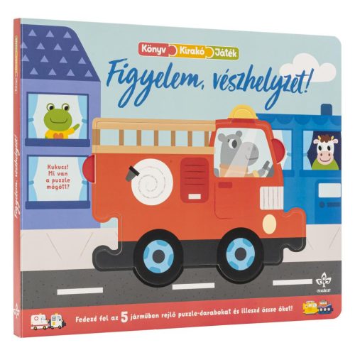 Figyelem, vészhelyzet! – Fedezd fel az 5 járműben rejlő puzzle-darabokat és illeszd össze őket!