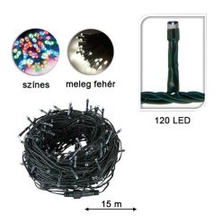   Timeless Tools LED fényfüzér választható méretben és színben-120 LED-es-melegfehér