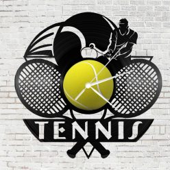 Bakelit falióra - Férfi teniszező